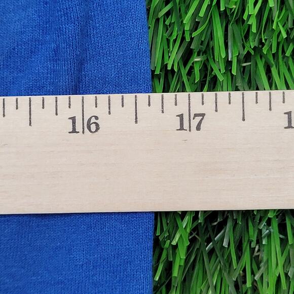 Vintage 90s Edmonton-Oilers Shirt XS/S 17x24 Blue - Picture 13 of 14